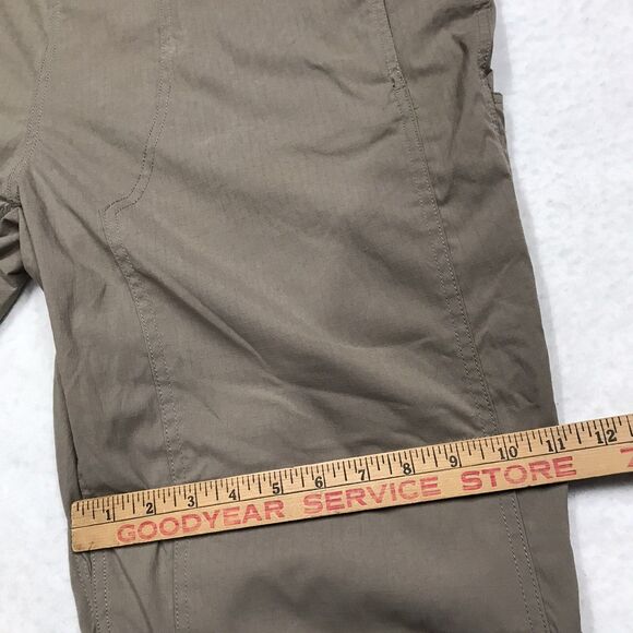 DULUTH Heirloom Bib Overall Women XL x 31 Khaki Beige Nylon Rip Stop Gardening - Picture 14 of 16
